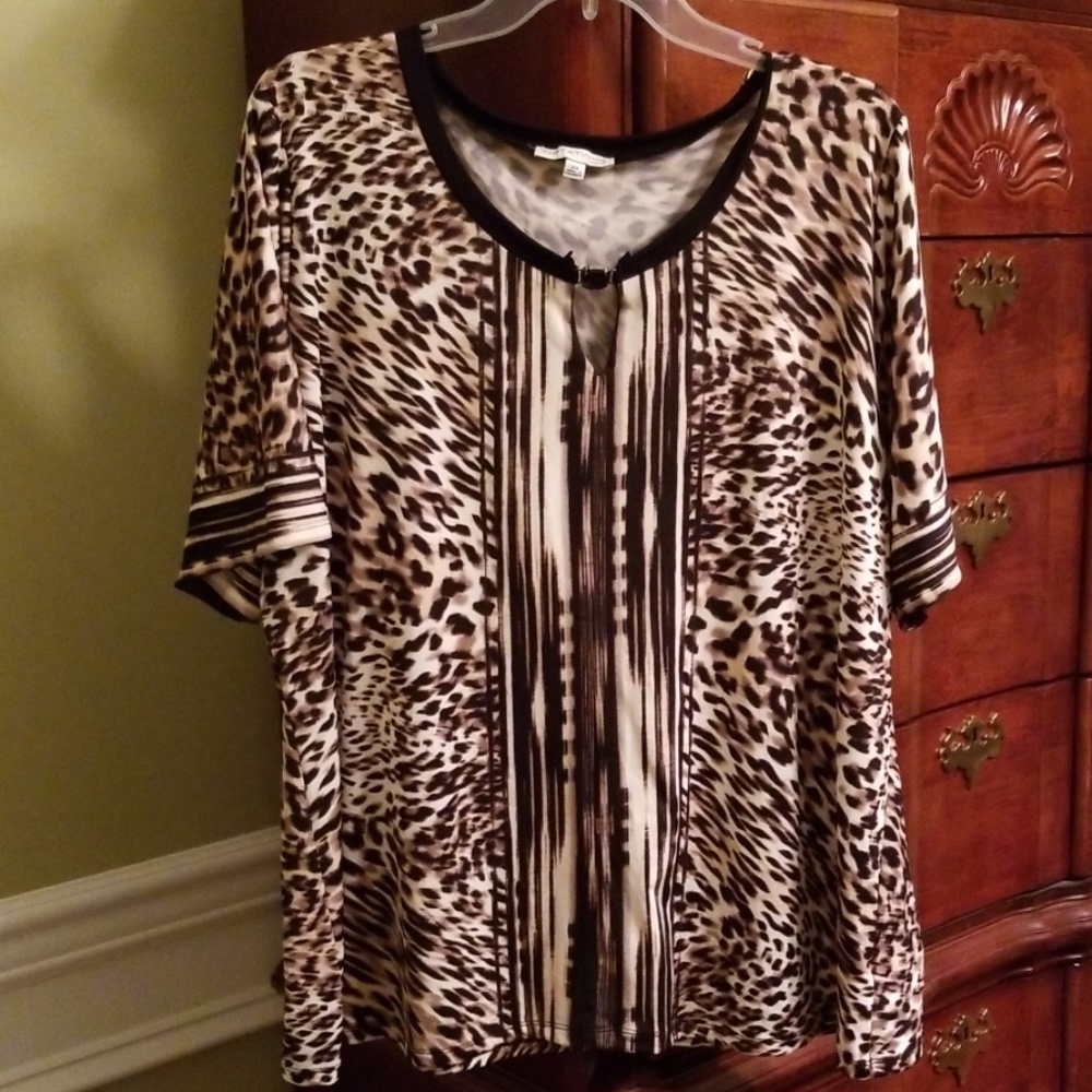 Notations Woman leopard tunic